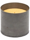 PARTS OF FOUR CYLINDRICAL CINNAMON CANDLE