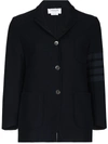 Thom Browne Blue 4-bar Stripe Single-breasted Blazer In Blue