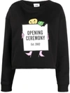 Opening Ceremony Light Bulb Box Logo Print Hoodie In Black