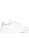 Alexander Mcqueen Oversized Lace-up Sneakers In White