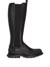 ALEXANDER MCQUEEN TREAD SLICK KNEE-HIGH BOOTS