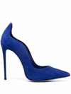 Le Silla Ivy Scalloped Pumps In Blue