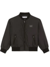 DOLCE & GABBANA LOGO-TAG BOMBER JACKET