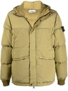 Stone Island Nylon Metal Down-tc Logo-patch Padded Jacket In Green