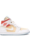 Jordan Air  1 Mid Se "“sesame”" Sneakers In White