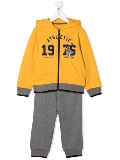 Lapin House Babies' Two-piece Tracksuit Set In 黄色