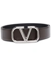 VALENTINO GARAVANI VLOGO SIGNATURE BUCKLE BELT