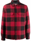 WOOLRICH PLAID-CHECK PADDED JACKET