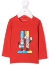 STELLA MCCARTNEY PAINTING FRIENDS-PRINT COTTON T-SHIRT