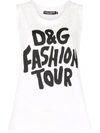 DOLCE & GABBANA D&G FASHION TOUR TANK TOP