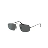 Ray Ban Julie Dark Grey Rectangular Unisex Sunglasses Rb3957 9229b1 49 In Gunmetal