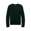 Ralph Lauren Cable-knit Cashmere Sweater In Hunter Green