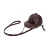 Jw Anderson Midi Cap Shiny Smooth Leather Bag In Bordeaux