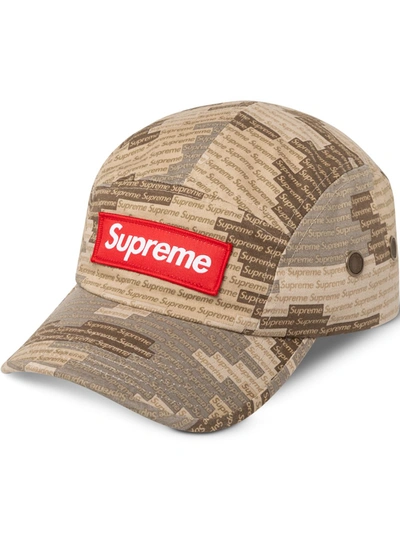 Supreme Military Camp Cap In Brown