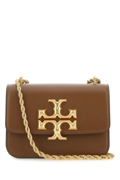 Tory Burch Brown Leather Small Eleanor Shoulder Bag  Nd  Donna Tu In Moose