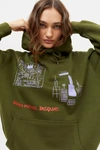 URBAN OUTFITTERS BASQUIAT ART HOODIE SWEATSHIRT,64201759