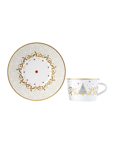 Bernardaud Noel Saucer In Multi