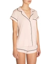 Eberjey Gisele 2-piece Shortie Pajama Set In Light Pink