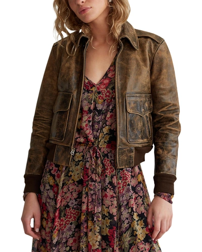 a*】様 90s polo A-2 real leather bomber ja 90s polo A-2 real leather bomber jacket - メルカリ