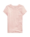 Polo Ralph Lauren Kids' Girl's Logo Embroidered T-shirt In Hint Of Pink
