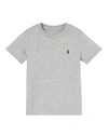 Polo Ralph Lauren Kids' Cotton Jersey Crewneck Tee In Grey