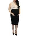 Emilia George Hilary Body-con Maternity Skirt In Black