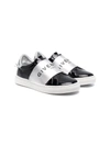 GIVENCHY CONTRAST-PANEL SLIP-ON SNEAKERS