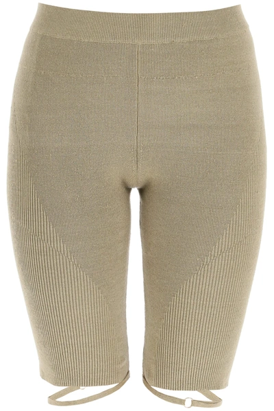 Jacquemus Khaki La Montagne 'le Short Sierra' Shorts In Green