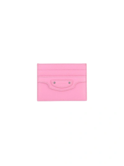 Balenciaga Card Holder In Rose