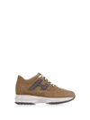 Hogan Interactive Low-top Suede Sneakers In Ginger