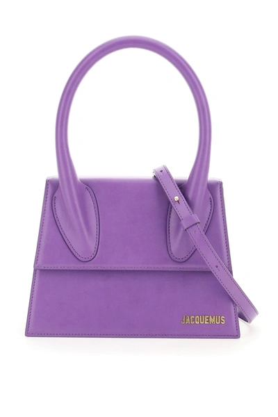 Jacquemus Le Chiquito Large Bag In Purple