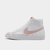 Nike Fa Womens Blazer Mid 77 Vintage In White/pink Oxford/black/summit White