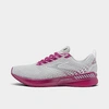 Brooks Women's Levitate Gts 5 Running Shoes In White/hot Pink