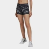 Adidas Originals Adidas Women's Volleyball 4 Inch Camo Training Shorts In Grey/black/white