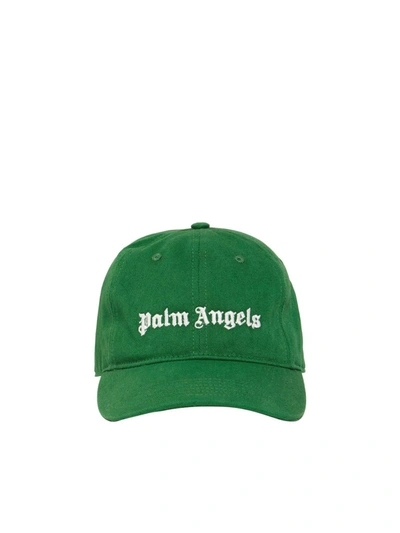 Palm Angels Hats In Green White