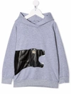 Wauw Capow By Bangbang Chase Jaguar-patch Hoodie In 灰色