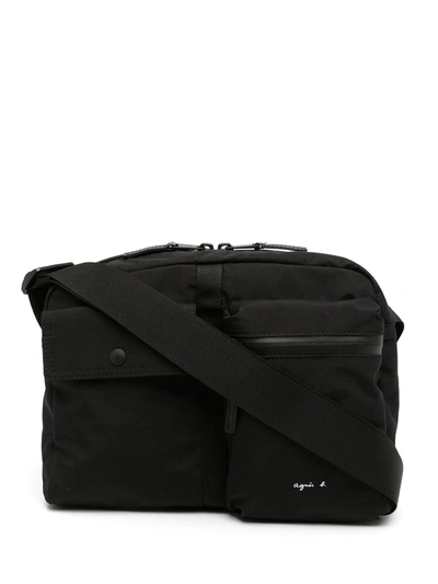 AGNÈS B. ZIP-UP MESSENGER BAG