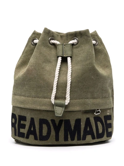 Readymade Logo Print Sack Bag In 绿色