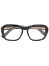 Dunhill Square-shaped Sunglasses In 黑色