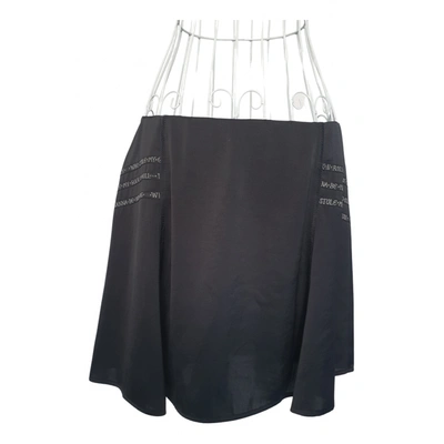 Pre-owned John Richmond Mid-length Skirt In Black