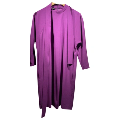 Pre-owned Escada Dress In Purple
