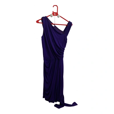 Pre-owned Hoss Intropia Mid-length Dress In Purple