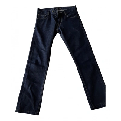 Pre-owned Rifle Straight Jeans In Blue