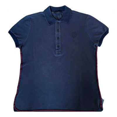 Pre-owned Gucci Polo Shirt In Navy