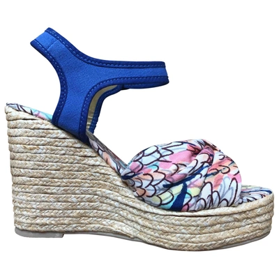 Pre-owned Pare Gabia Cloth Sandals In Multicolour