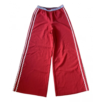 Pre-owned Vivetta Large Pants In Red