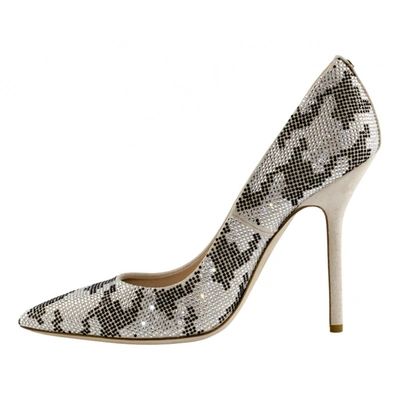 Pre-owned Dsquared2 Leather Heels In Silver