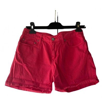 Pre-owned Carhartt Mini Short In Red
