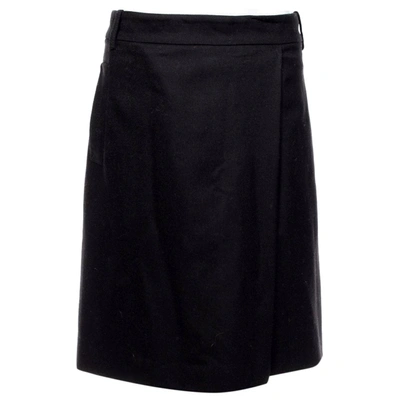 Pre-owned Gucci Cashmere Mini Skirt In Black