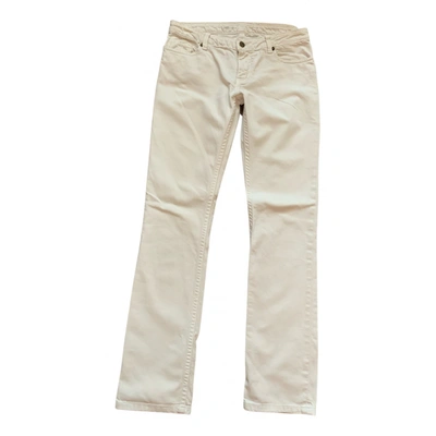 Pre-owned Zadig & Voltaire Jeans In White